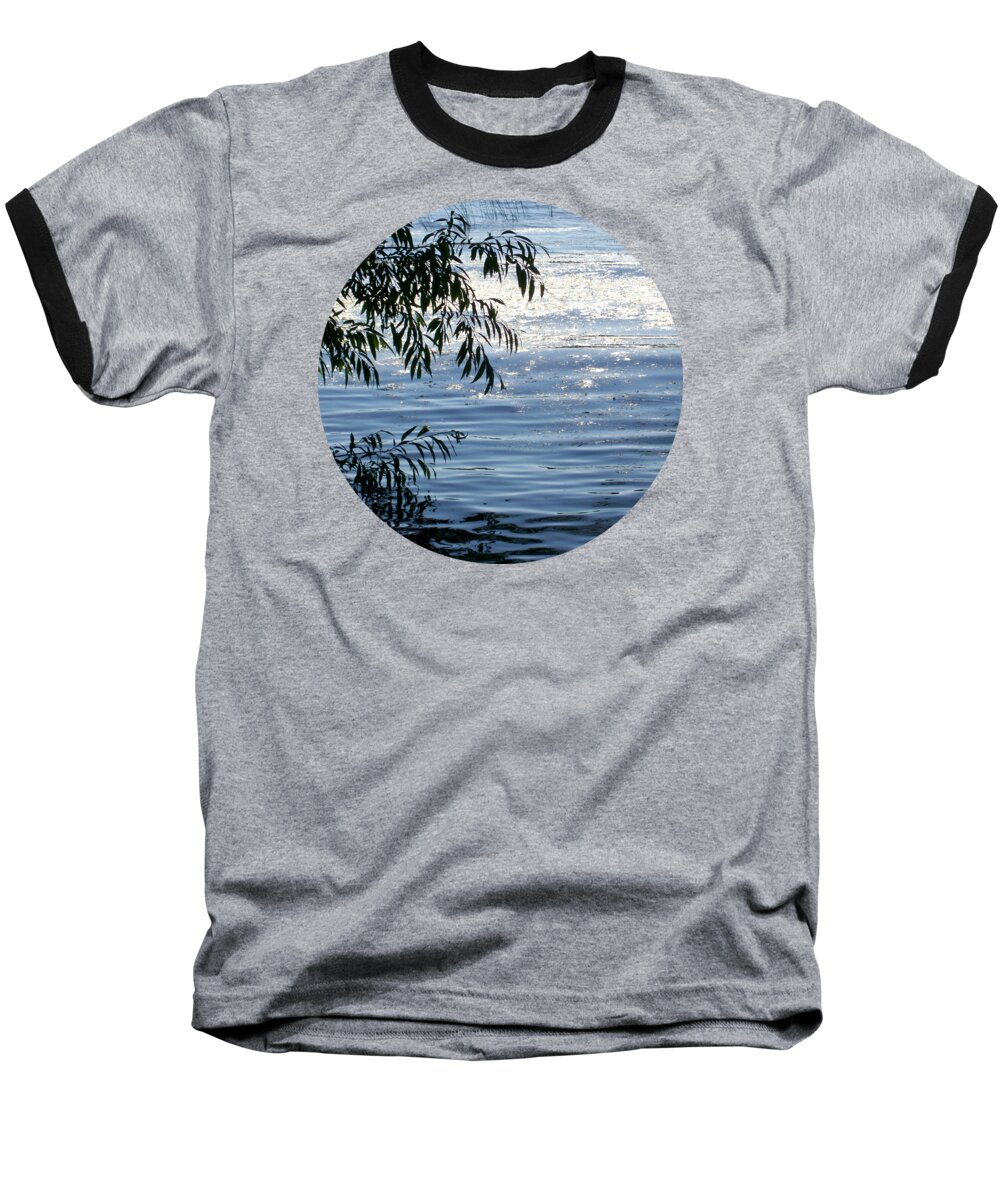 Lake Baseball T-Shirt featuring the photograph Reflections on the Lake by Mary Wolf