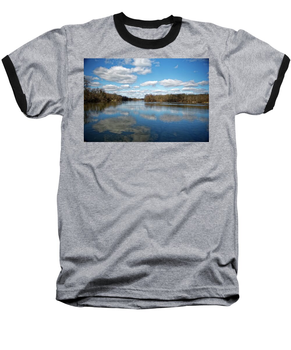Water Baseball T-Shirt featuring the photograph Reflections by Peter Ponzio
