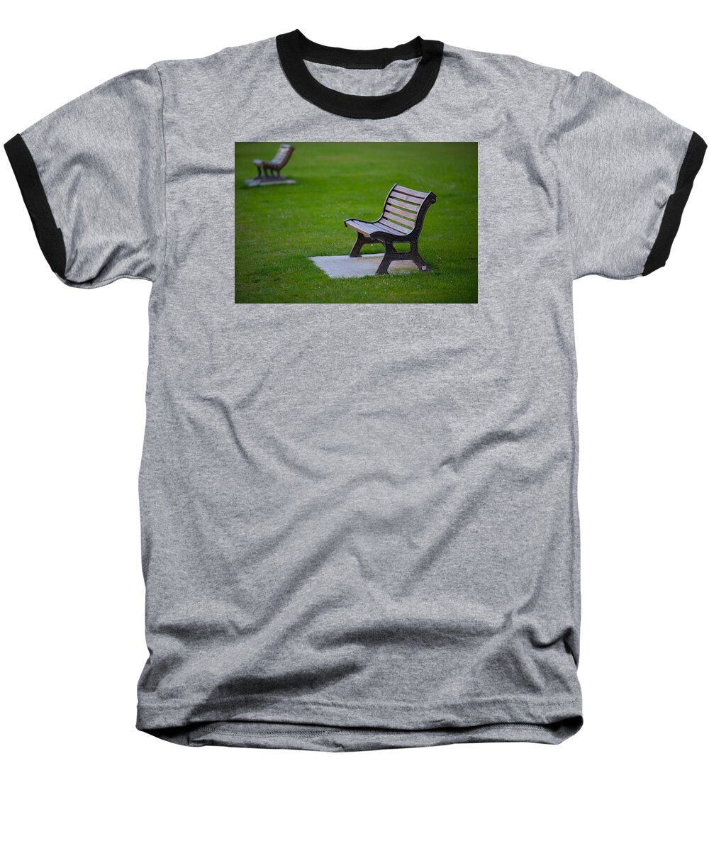 Bench Baseball T-Shirt featuring the photograph Resting Place by Helen Jackson