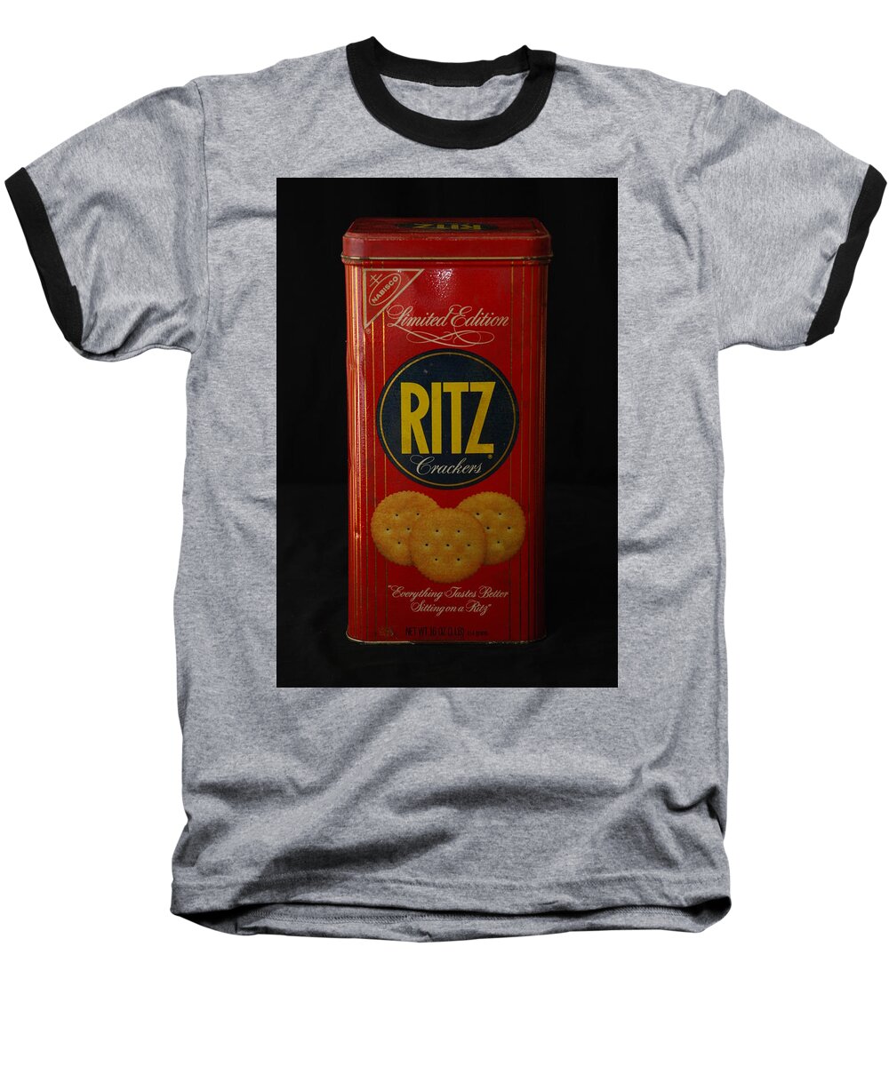 Ritz Baseball T-Shirt featuring the photograph Ritz Crackers by Rob Hans