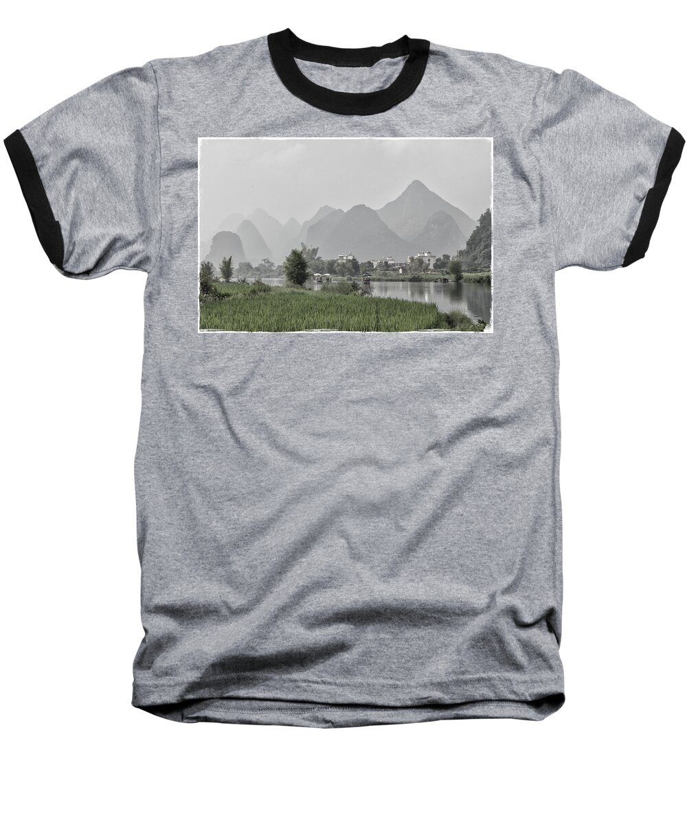 Asia Baseball T-Shirt featuring the photograph River rafting by Usha Peddamatham