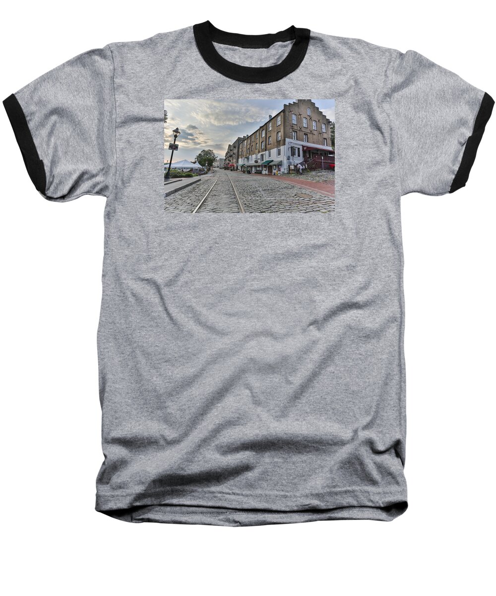 Savannah Baseball T-Shirt featuring the photograph Riverside by Jimmy McDonald