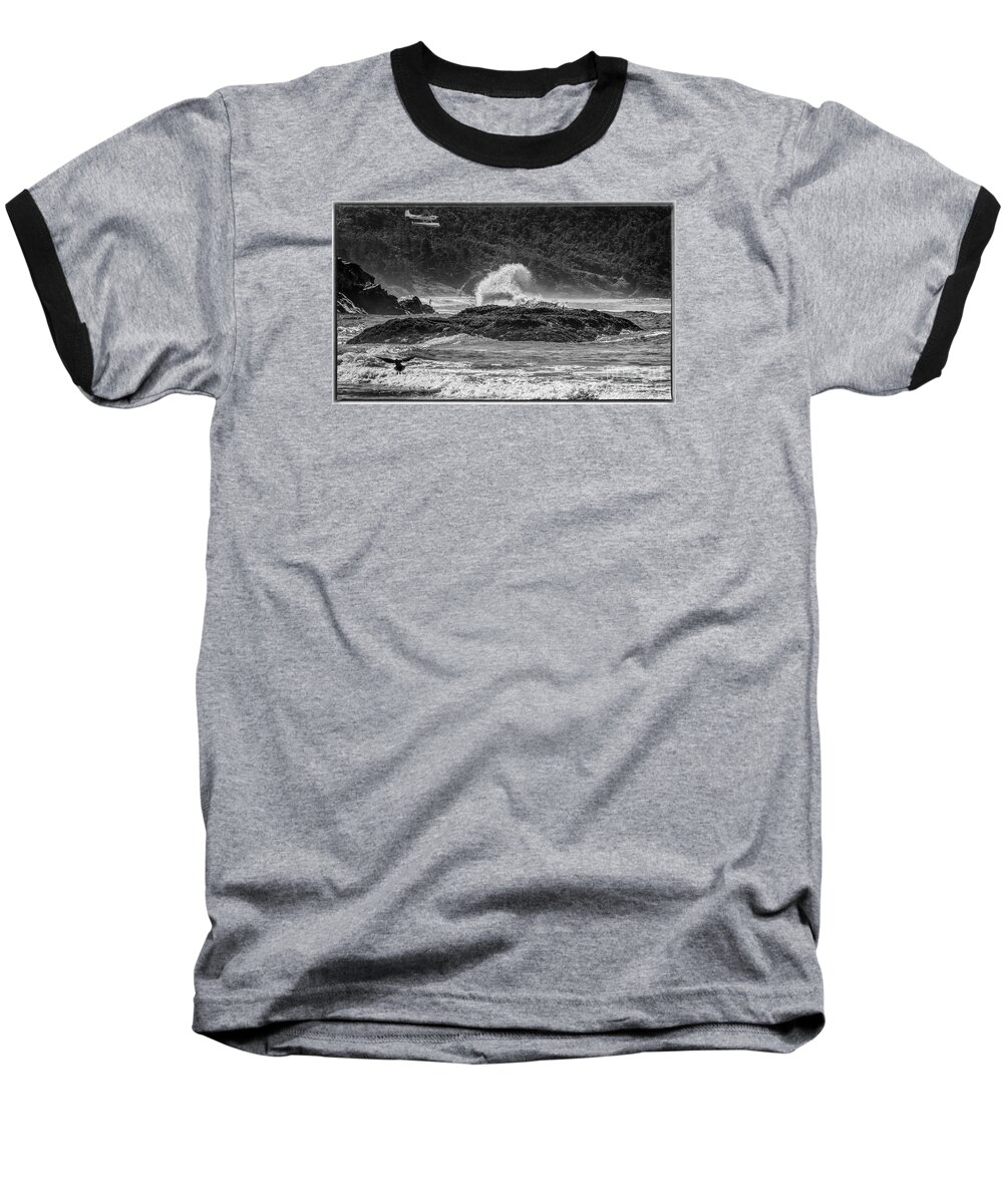 Sea Baseball T-Shirt featuring the photograph Rocky Coast by Barry Weiss