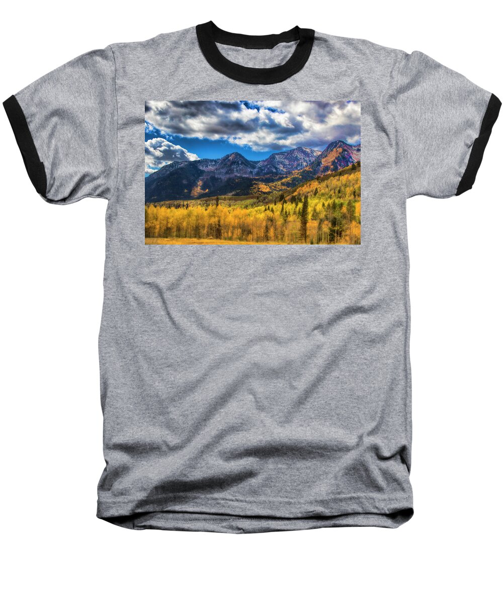 Autumn Baseball T-Shirt featuring the photograph Rocky Mountain Fall by Mark Smith
