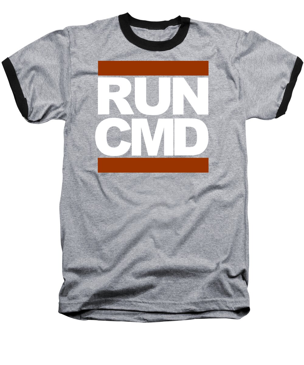 Run Command Baseball T-Shirt featuring the photograph Run CMD by Darryl Dalton