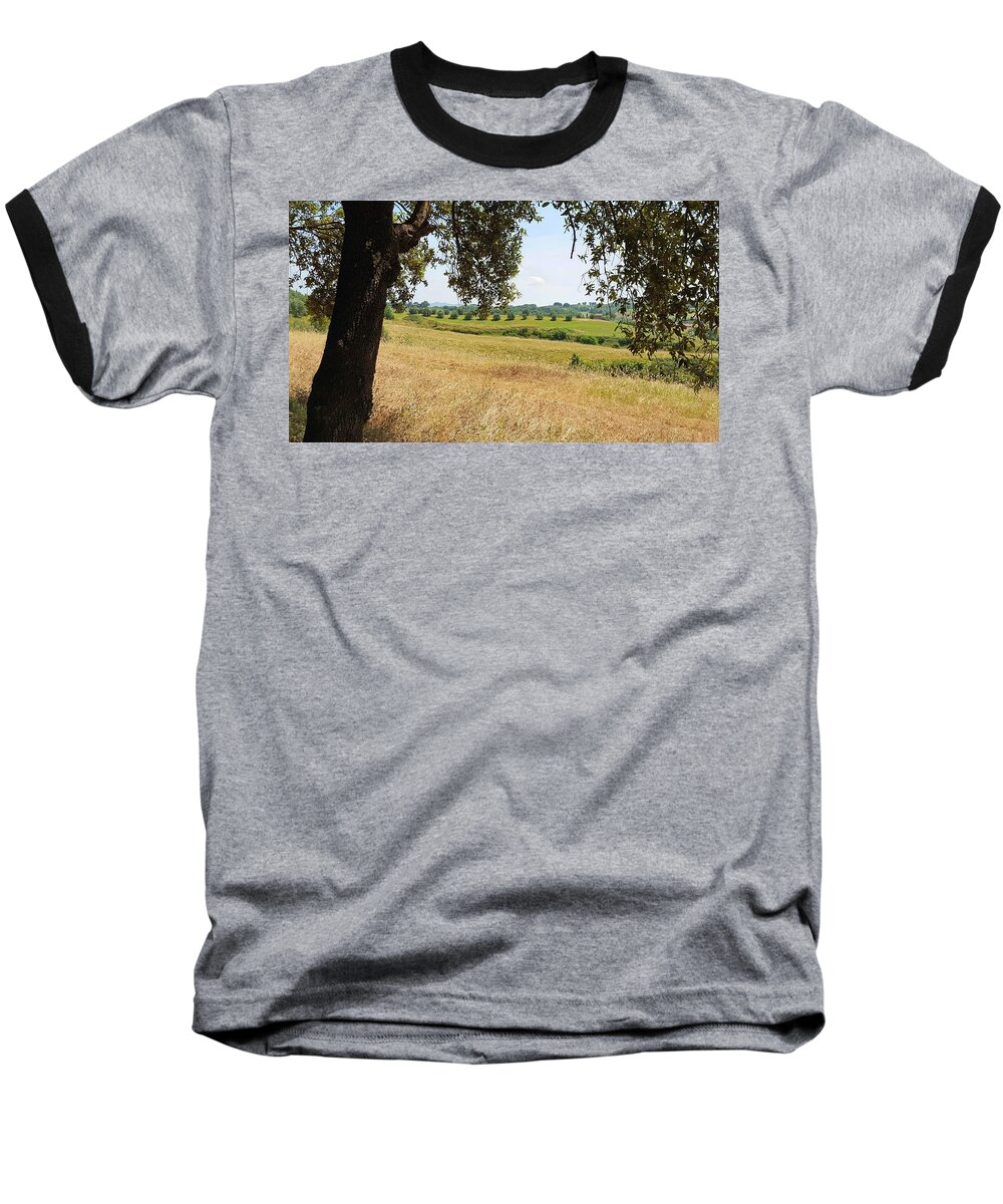 Tuscan Baseball T-Shirt featuring the photograph Rural Tuscany by Valentino Visentini