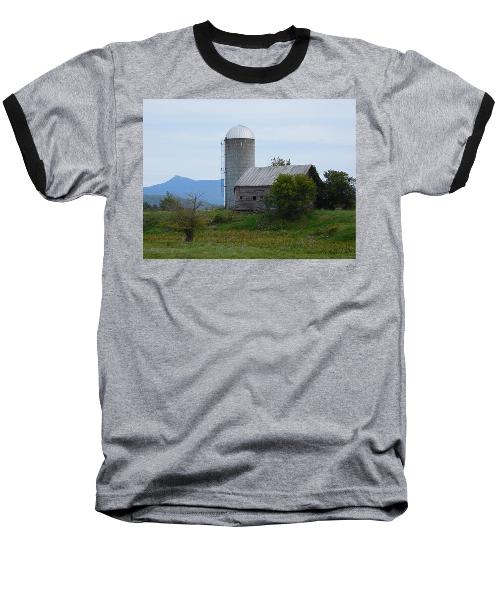 Enosburg Baseball T-Shirt featuring the photograph Rural Vermont by Catherine Gagne