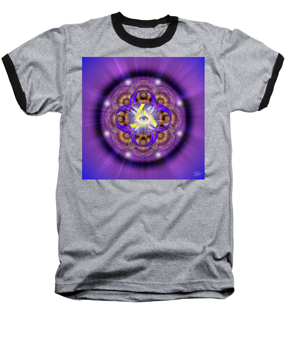 Endre Baseball T-Shirt featuring the photograph Sacred Geometry 639 by Endre Balogh