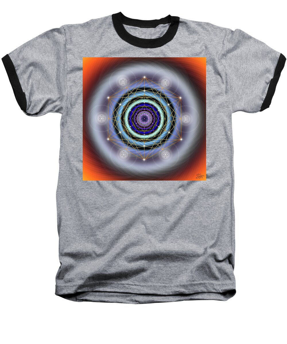 Endre Baseball T-Shirt featuring the photograph Sacred Geometry 640 by Endre Balogh