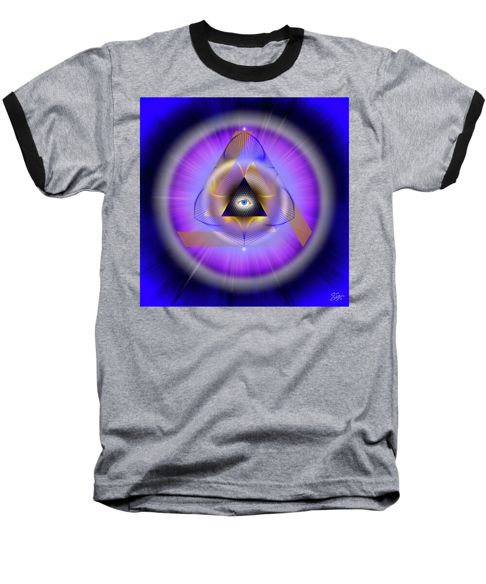 Endre Baseball T-Shirt featuring the photograph Sacred Geometry 642 by Endre Balogh
