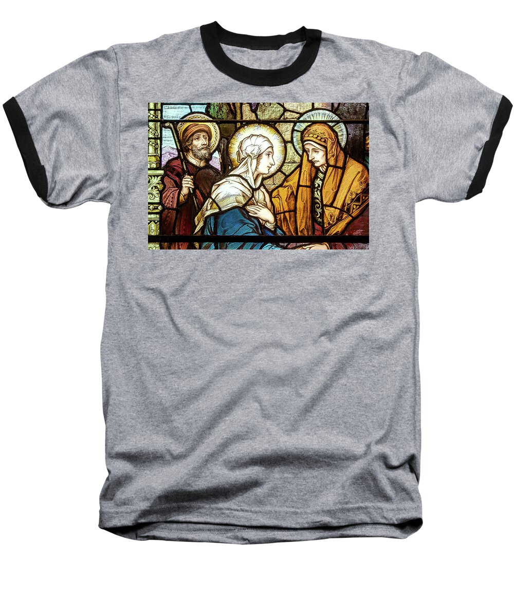 Saint Annes Baseball T-Shirt featuring the photograph Saint Anne's Windows by Jim Proctor