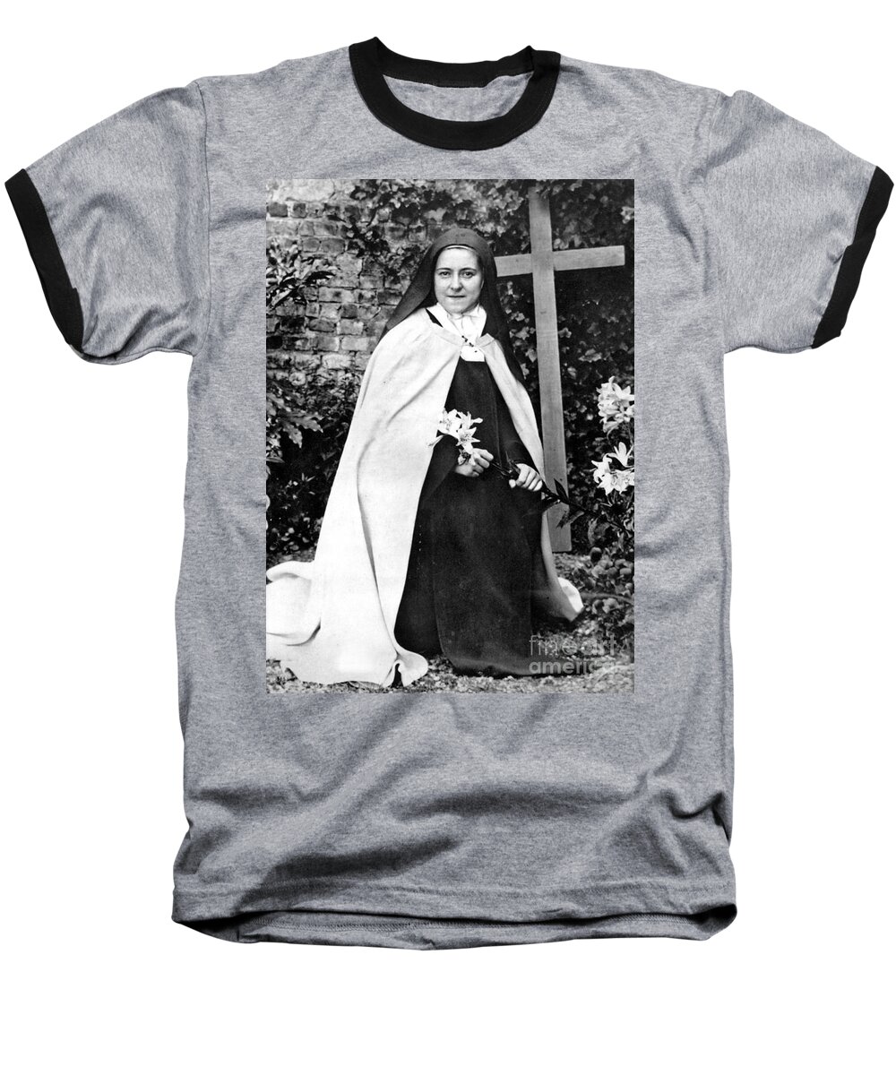19th Century Baseball T-Shirt featuring the photograph Saint Therese De Lisieux by Granger