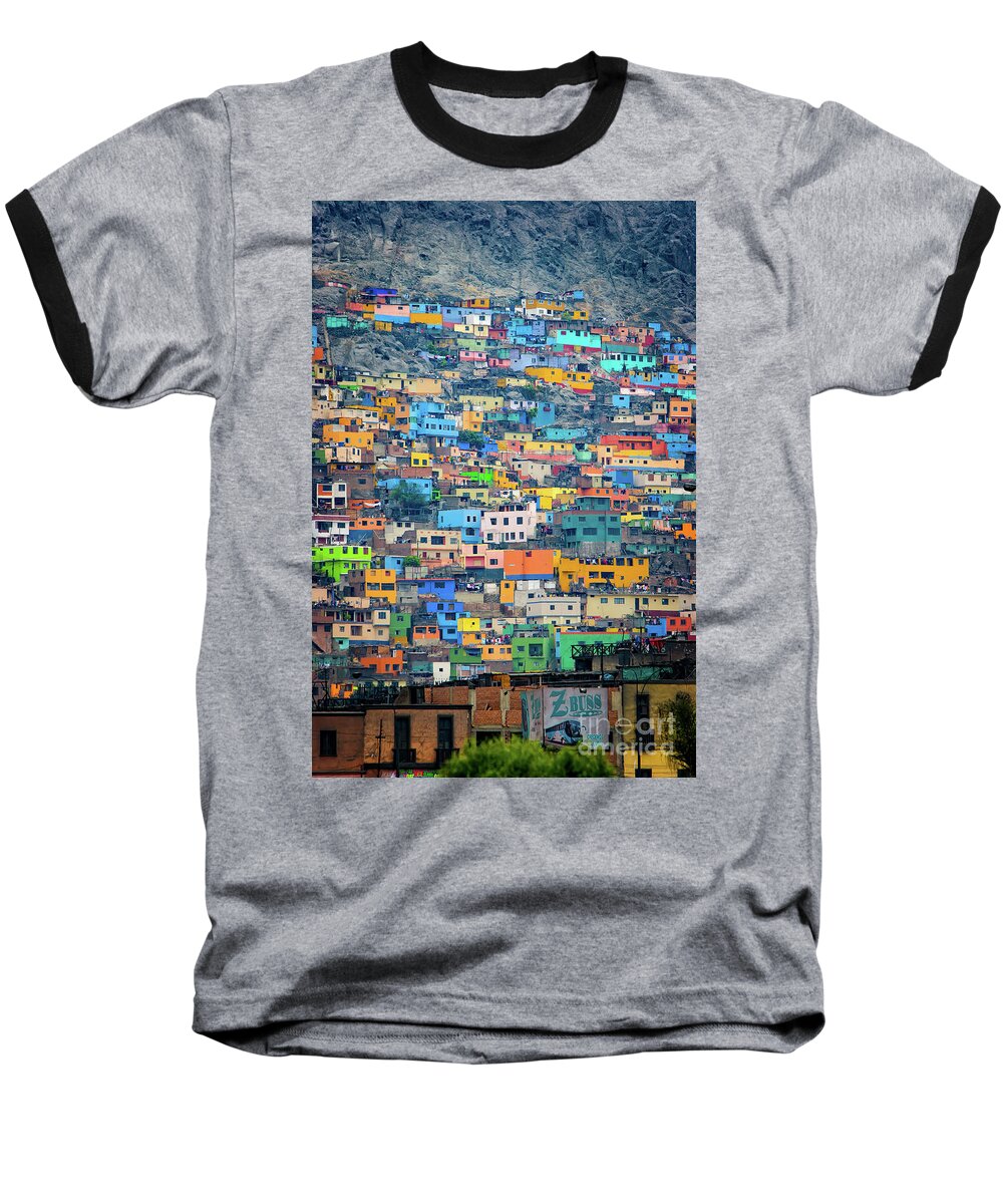 Lima Baseball T-Shirt featuring the photograph San Cristobal by Doug Sturgess