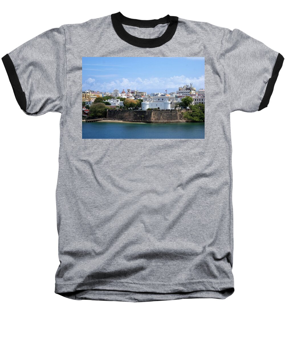San Juan Baseball T-Shirt featuring the photograph San Juan #1 by Lois Lepisto