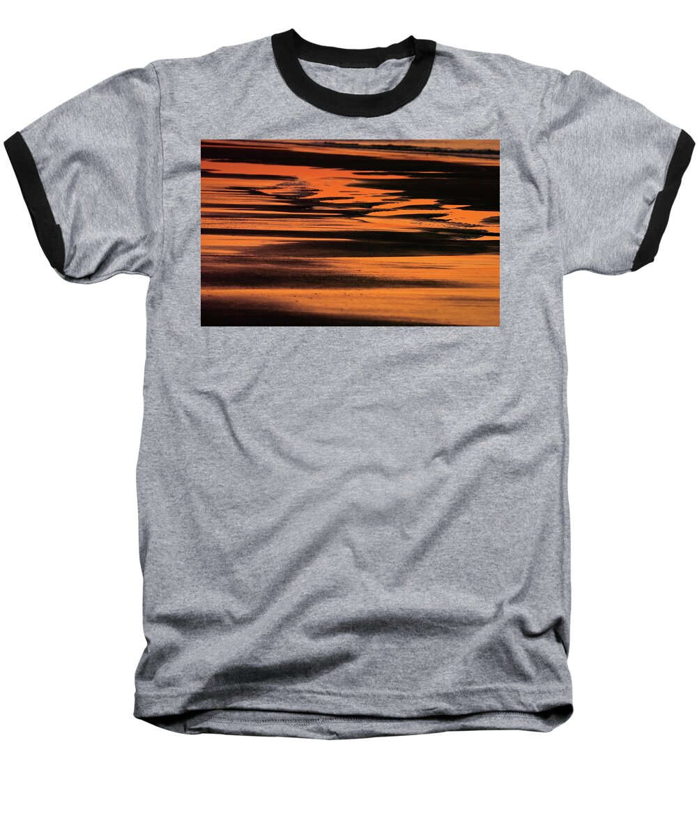 Landscape Baseball T-Shirt featuring the photograph Sandy Reflection by Joe Shrader