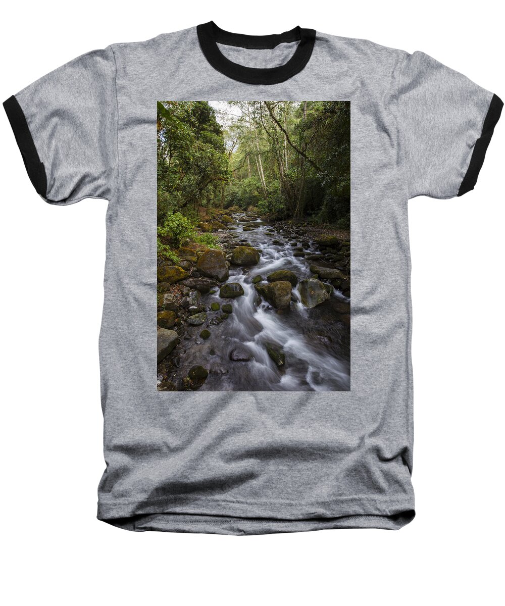 Savegre River Baseball T-Shirt featuring the photograph Savegre River - Costa Rica 4 by Kathy Adams Clark