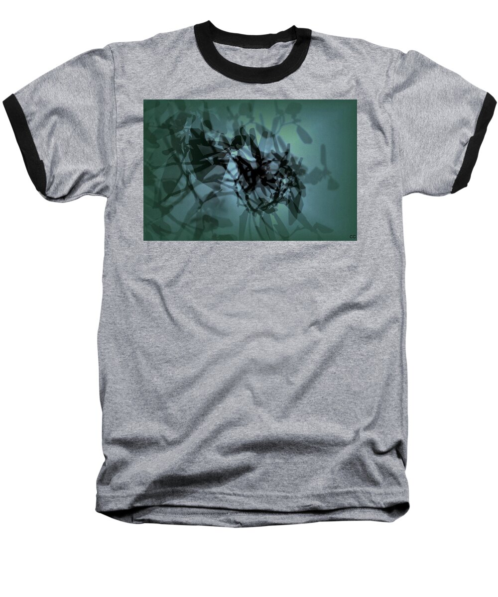 Abstract Baseball T-Shirt featuring the photograph Scattered Shadows by Cheryl Charette