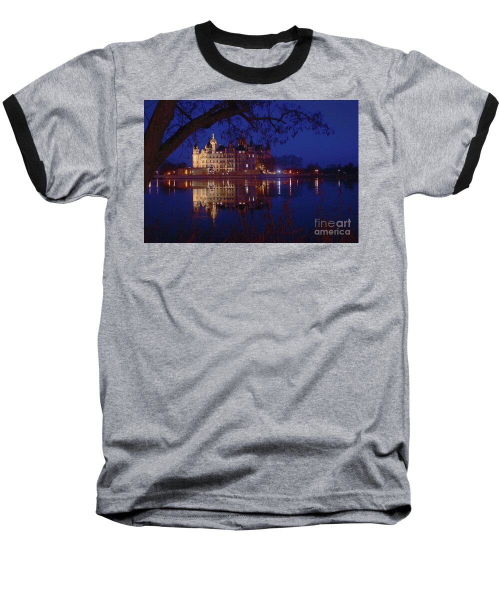 Prott Baseball T-Shirt featuring the photograph Schwerin Castle 5 by Rudi Prott