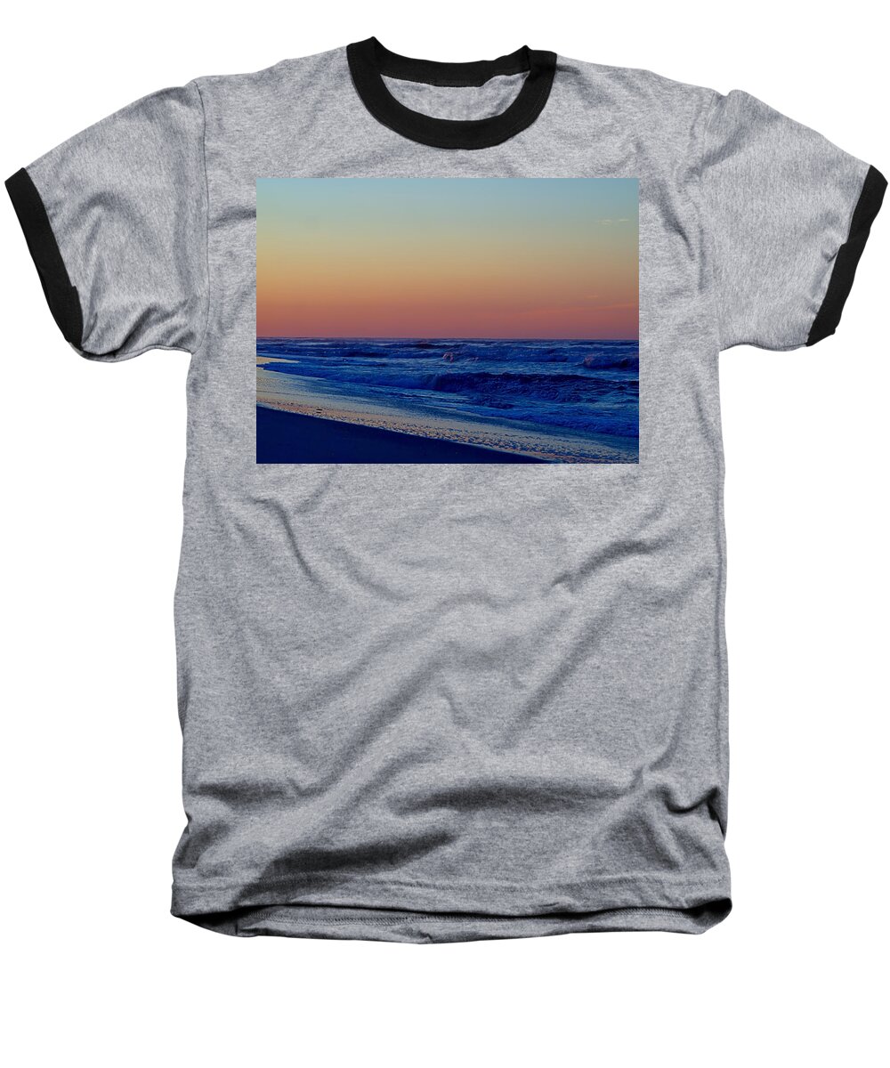 Sea Baseball T-Shirt featuring the photograph Sea View by Newwwman