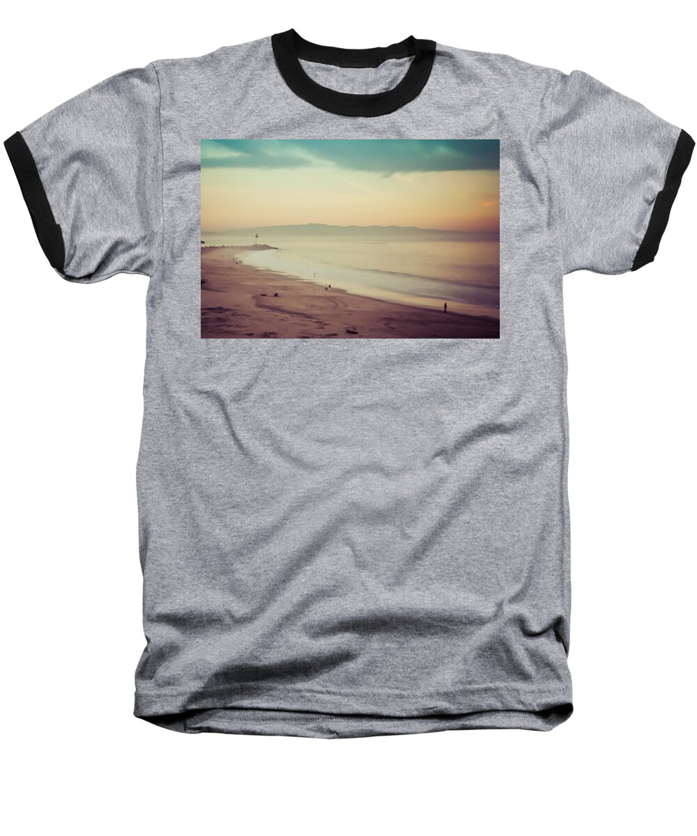 Beach Baseball T-Shirt featuring the photograph Seabright Dream by Lora Lee Chapman