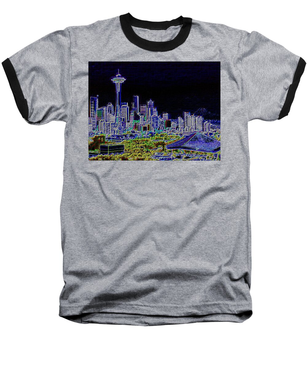 Seattle Baseball T-Shirt featuring the photograph Seattle Quintessence by Tim Allen