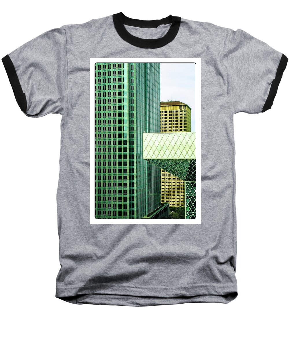 Blue Baseball T-Shirt featuring the photograph Seattle Skyline 2 by Craig Perry-Ollila