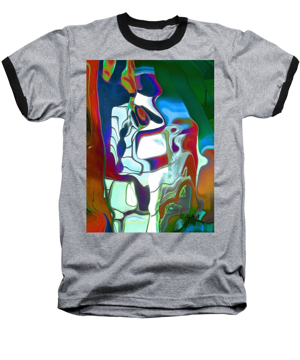 Blue Baseball T-Shirt featuring the digital art Sentinel by Alika Kumar