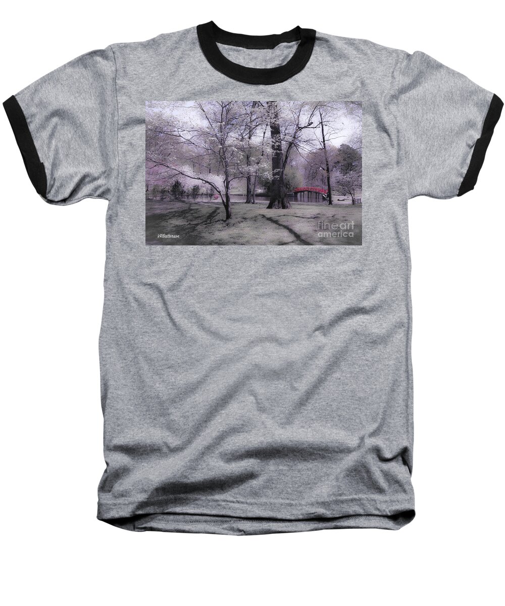 Memphis Baseball T-Shirt featuring the photograph Serenity at Memphis Botanic Garden by Veronica Batterson