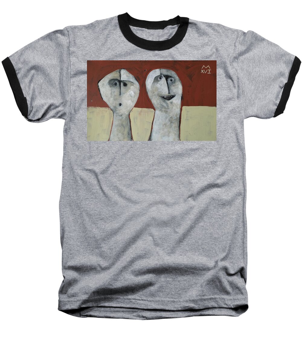 Abstract Baseball T-Shirt featuring the photograph SERMONES No. 2 by Mark M Mellon