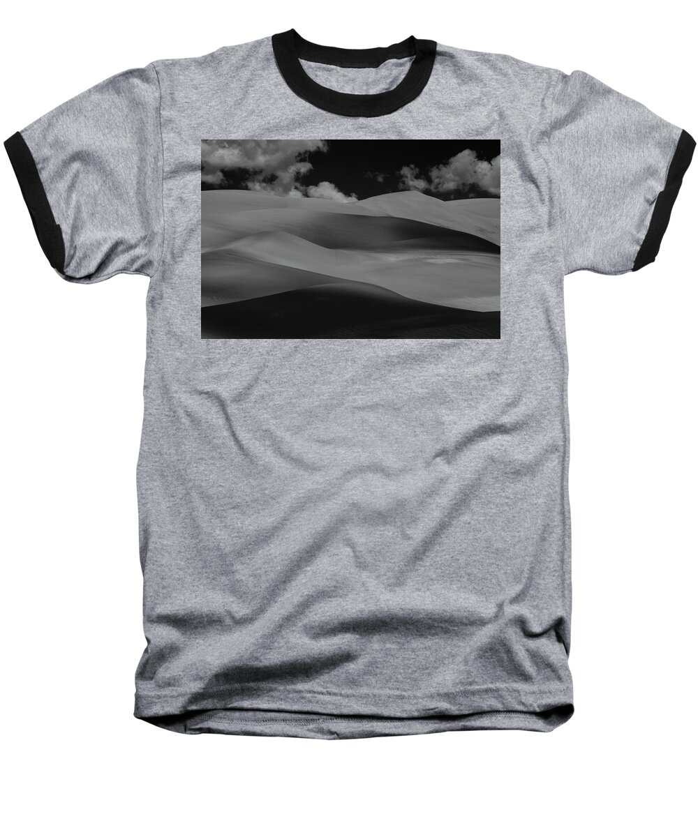 Clouds Baseball T-Shirt featuring the photograph Shades of Sand by Brian Duram