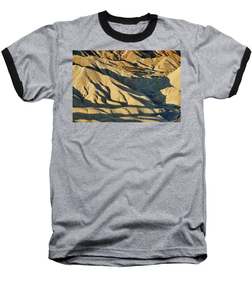 Death Valley National Park Baseball T-Shirt featuring the photograph Shadow Delight by Leda Robertson