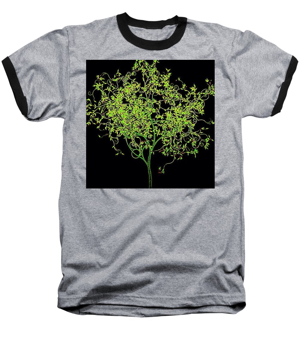 Trees Baseball T-Shirt featuring the photograph She Wears Her Beauty Well by Nick Heap
