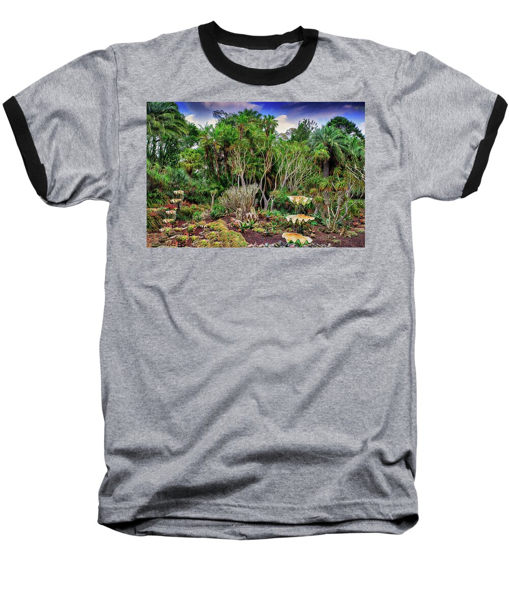 Garden Baseball T-Shirt featuring the photograph Shell Garden by Joseph Hollingsworth