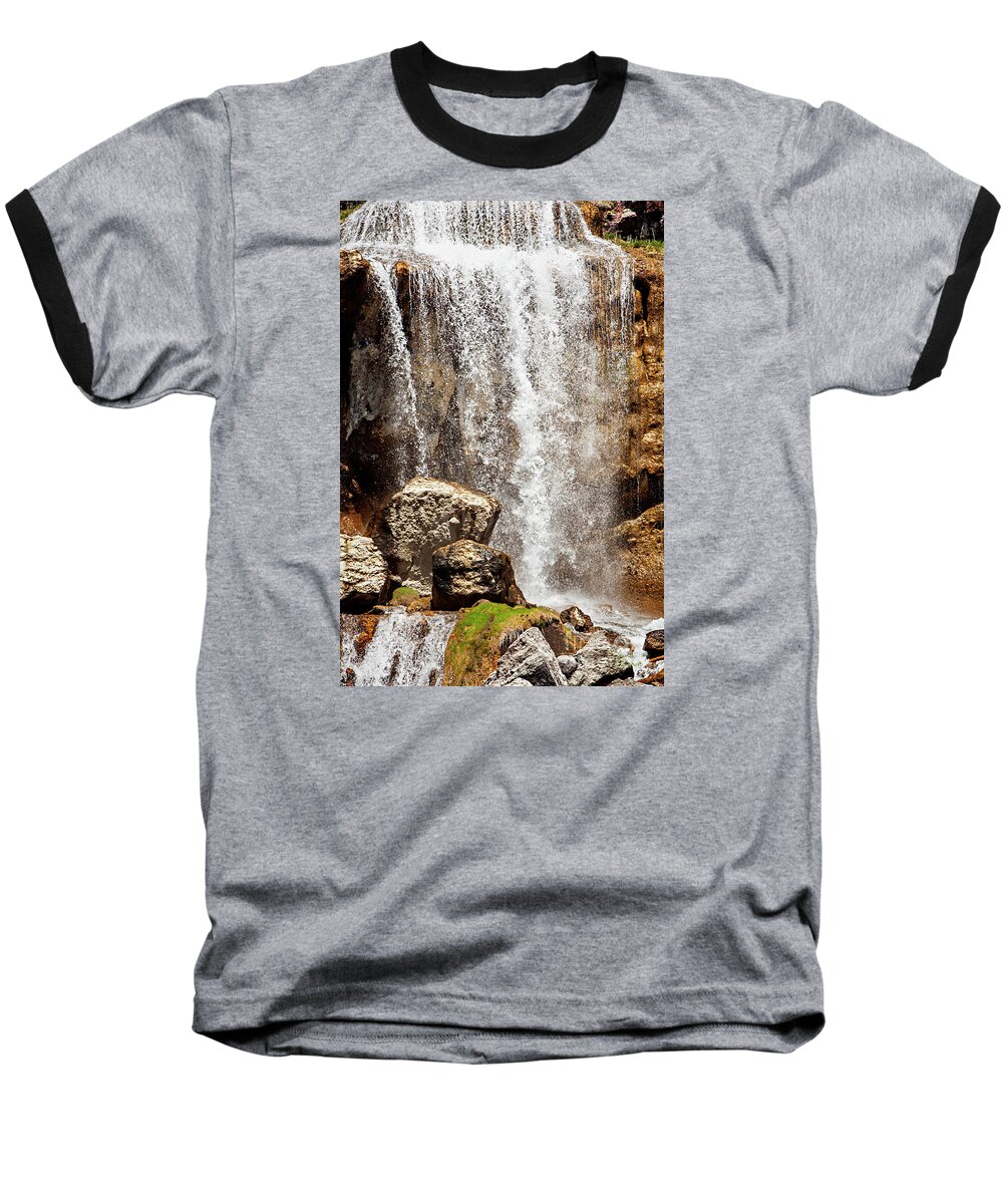 Shower Baseball T-Shirt featuring the photograph Shower by David Millenheft