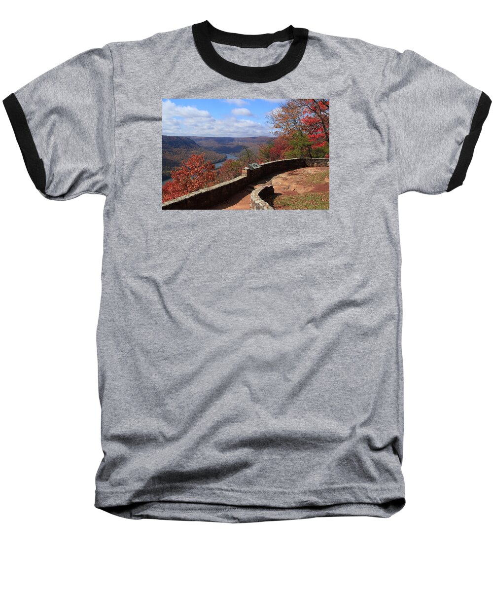 Signal Point Baseball T-Shirt featuring the photograph Signal Point by Tom and Pat Cory