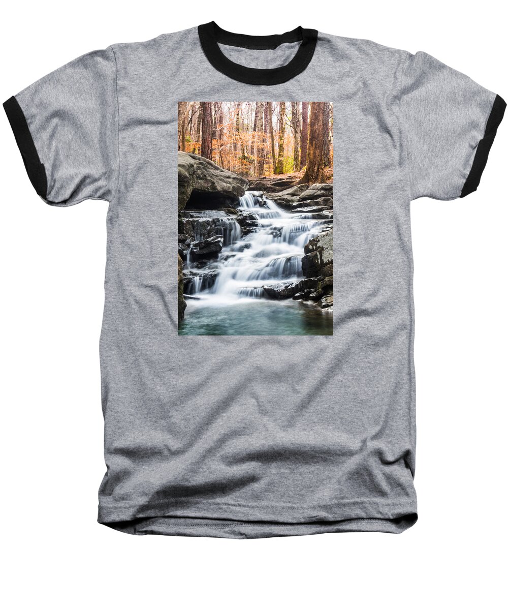 Water Baseball T-Shirt featuring the photograph Autumn at Moss Rock Preserve by Parker Cunningham