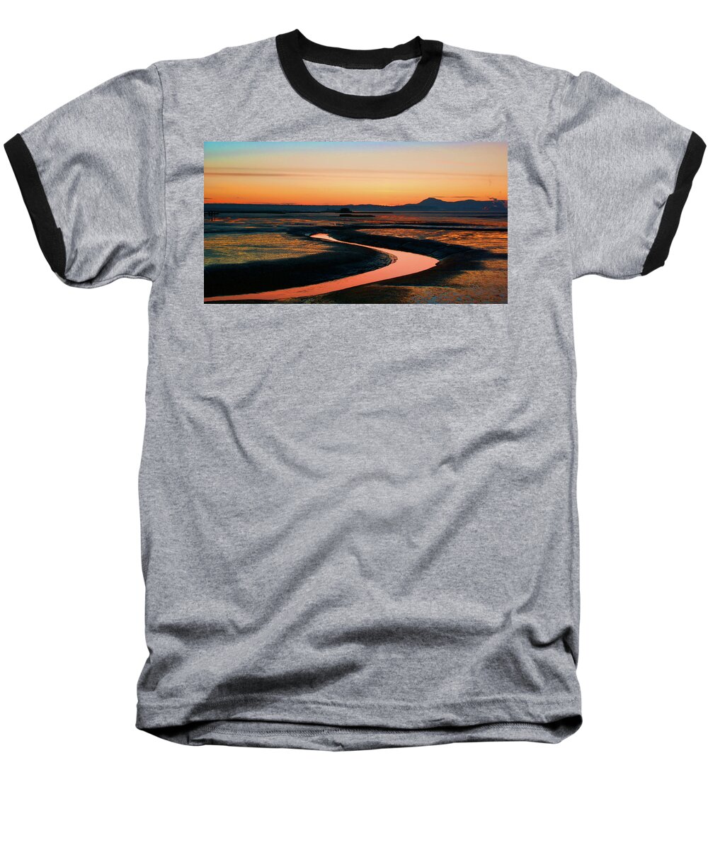 Skagit Baseball T-Shirt featuring the photograph Skagit Flats by Tim Dussault