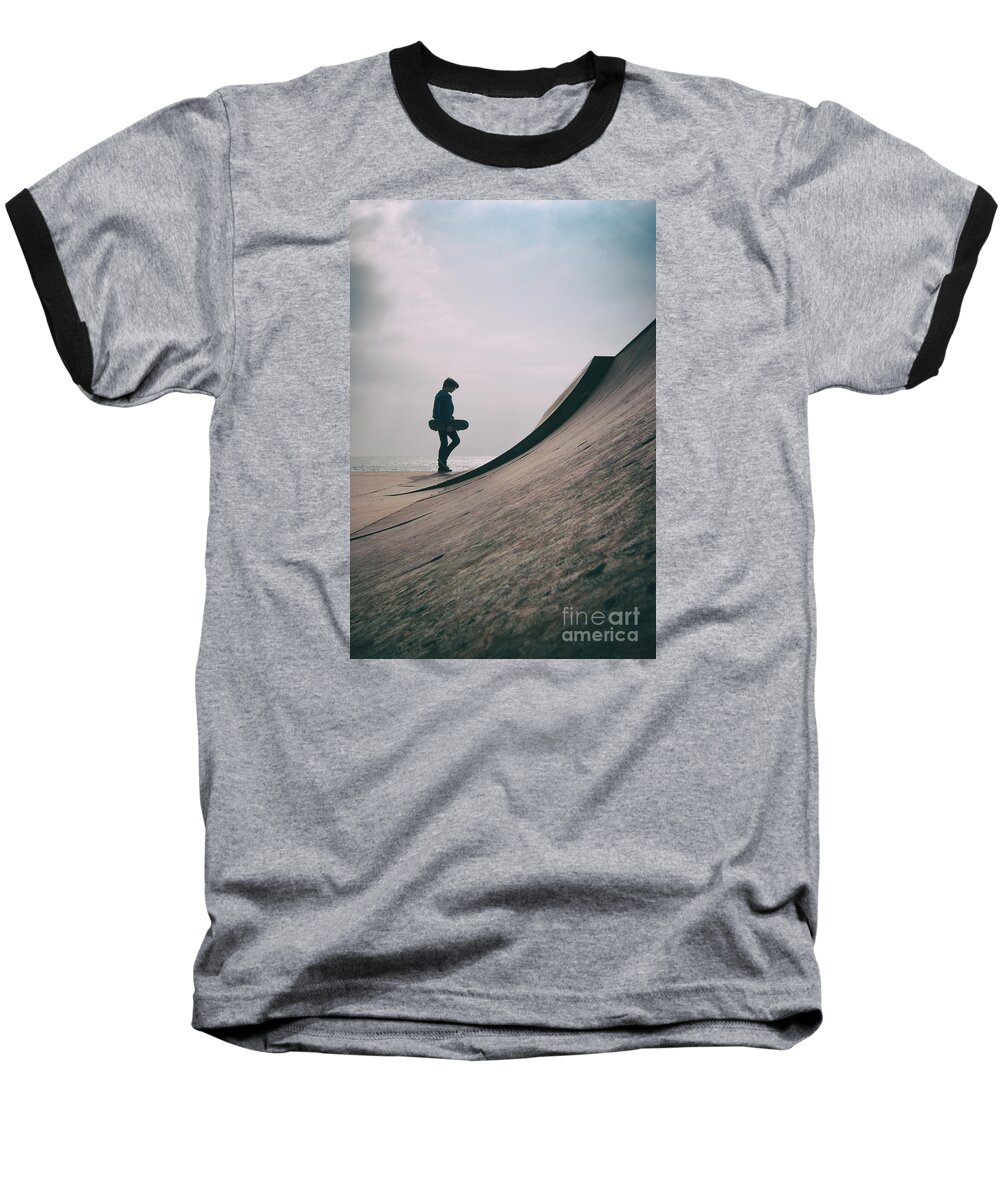 Skate Baseball T-Shirt featuring the photograph Skater Boy 006 by Clayton Bastiani