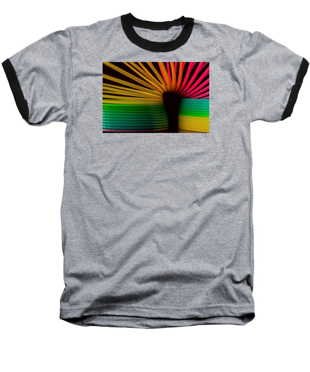 Slinky Baseball T-Shirt featuring the photograph Slinky by Bob Cournoyer