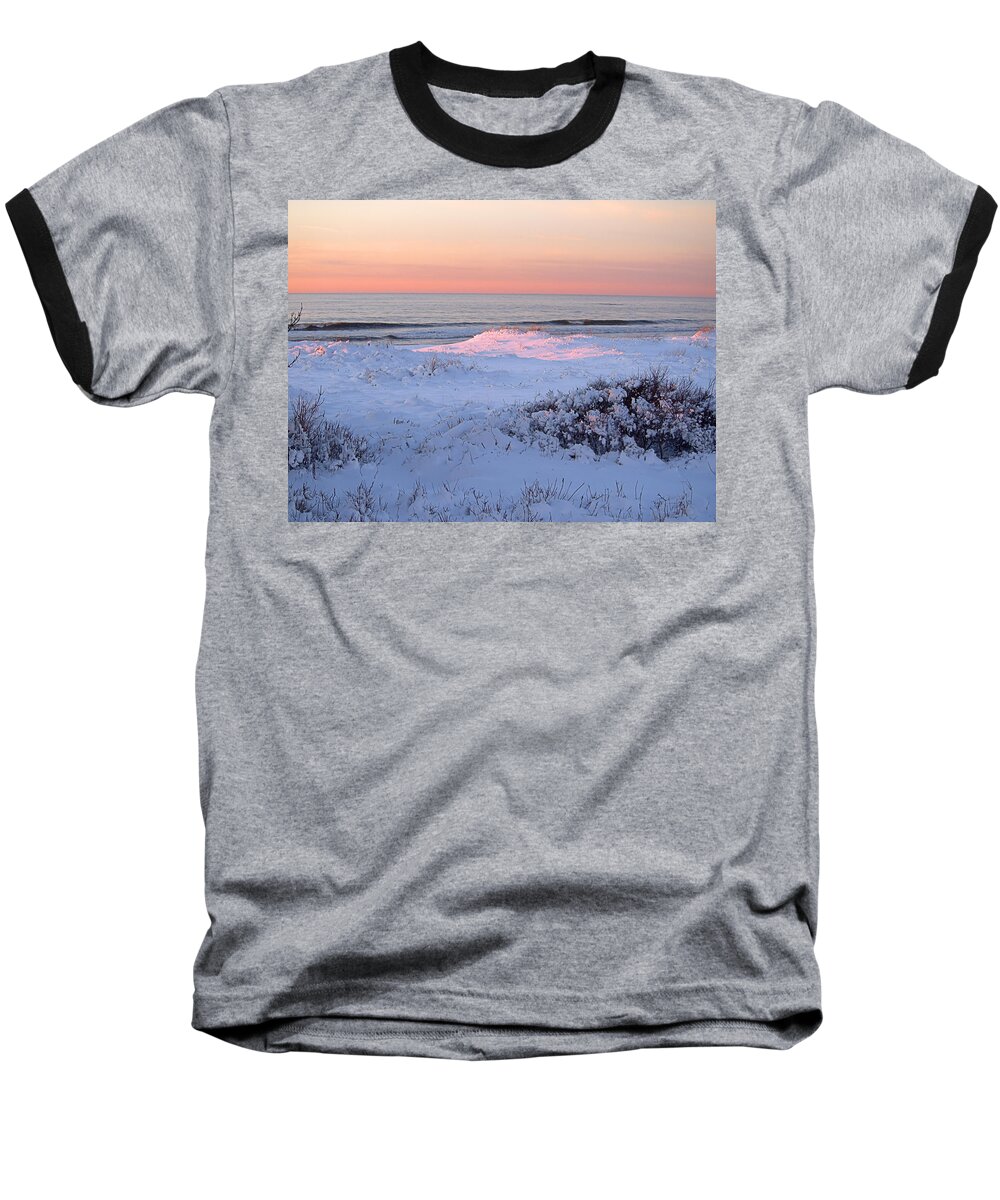 Snow Baseball T-Shirt featuring the photograph Snow Dunes I I by Newwwman