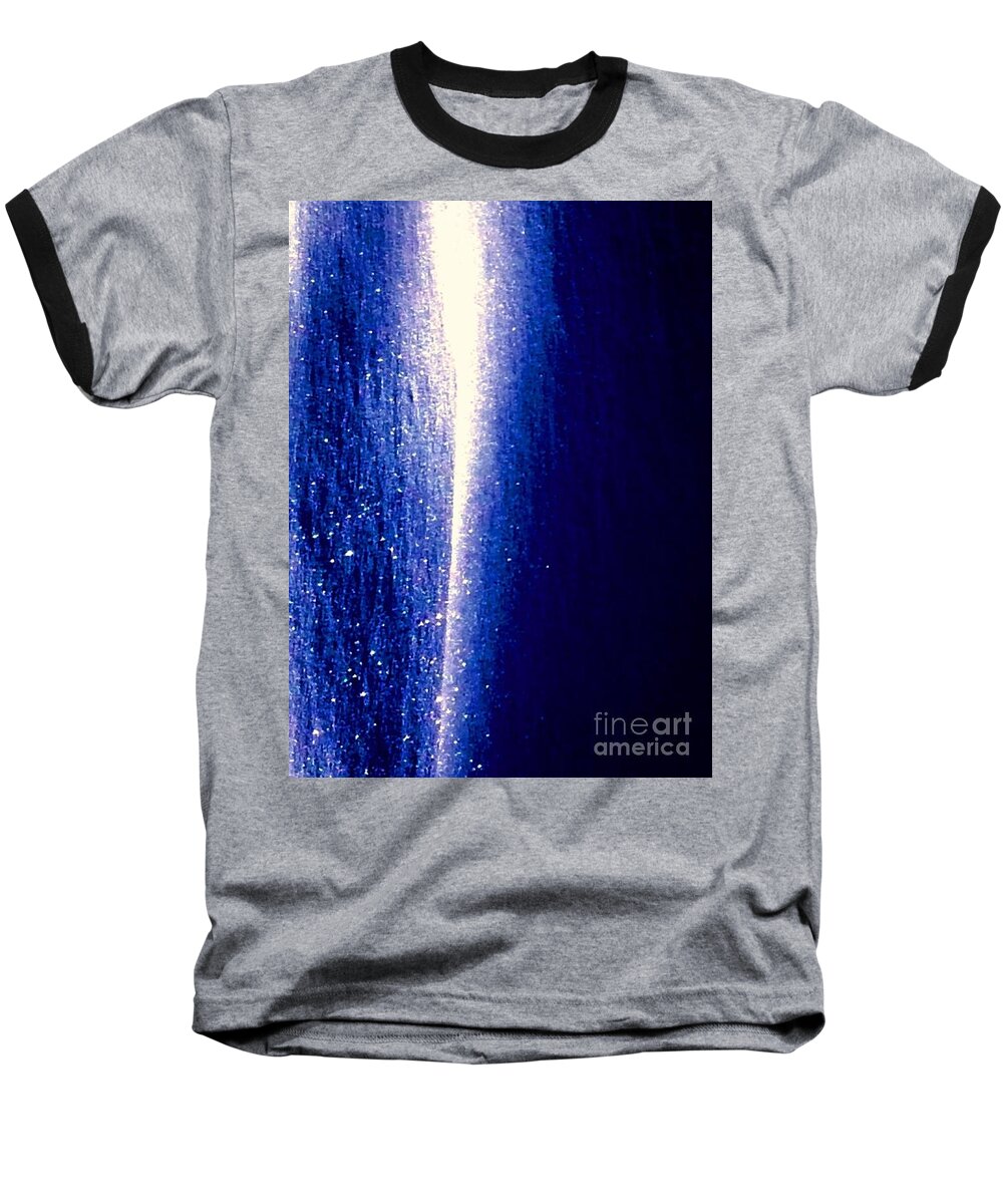 Lightning Baseball T-Shirt featuring the photograph Snow Lightning by Jennifer Lake