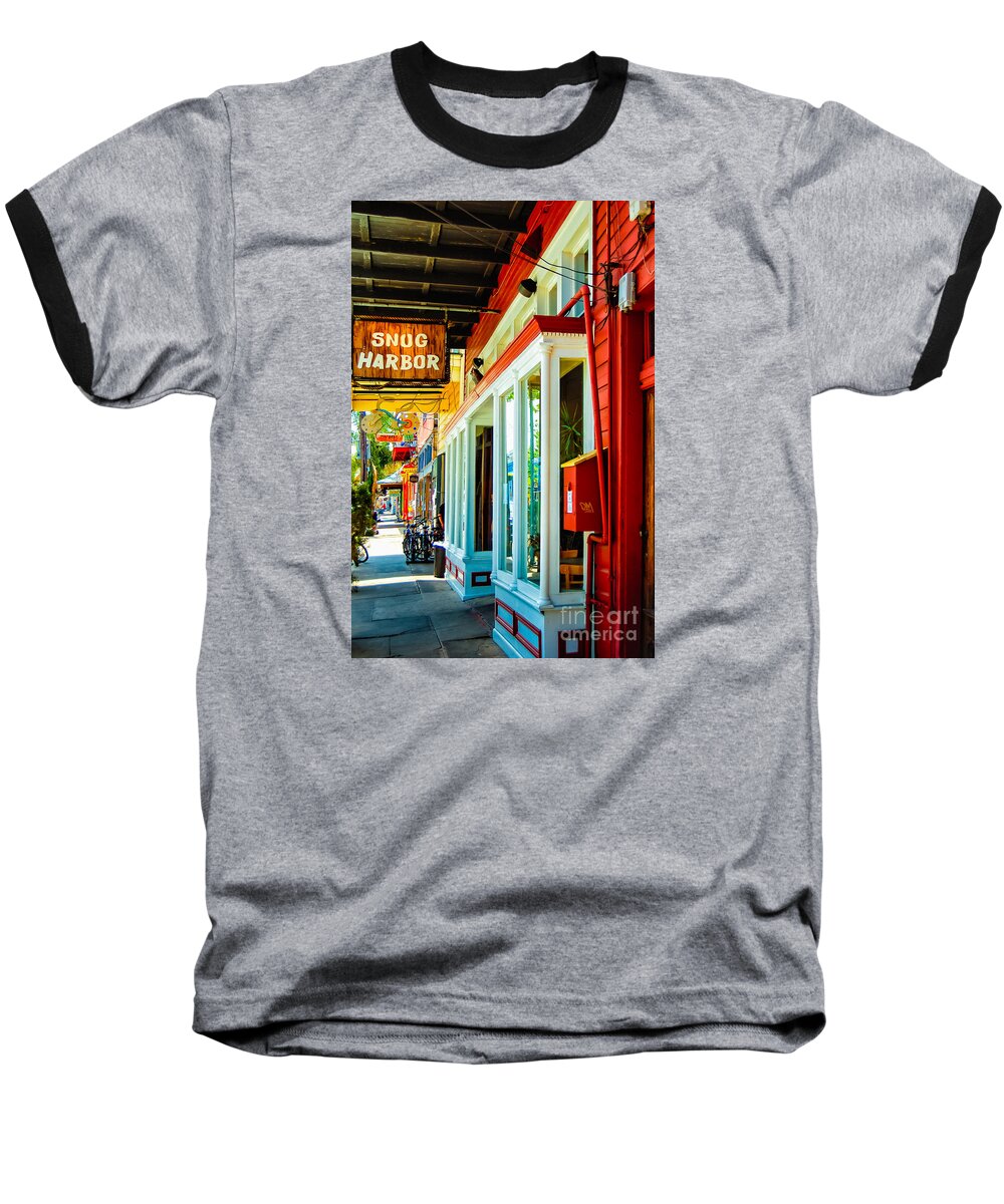Snug Baseball T-Shirt featuring the photograph Snug Harbor Jazz Bistro- NOLA by Kathleen K Parker