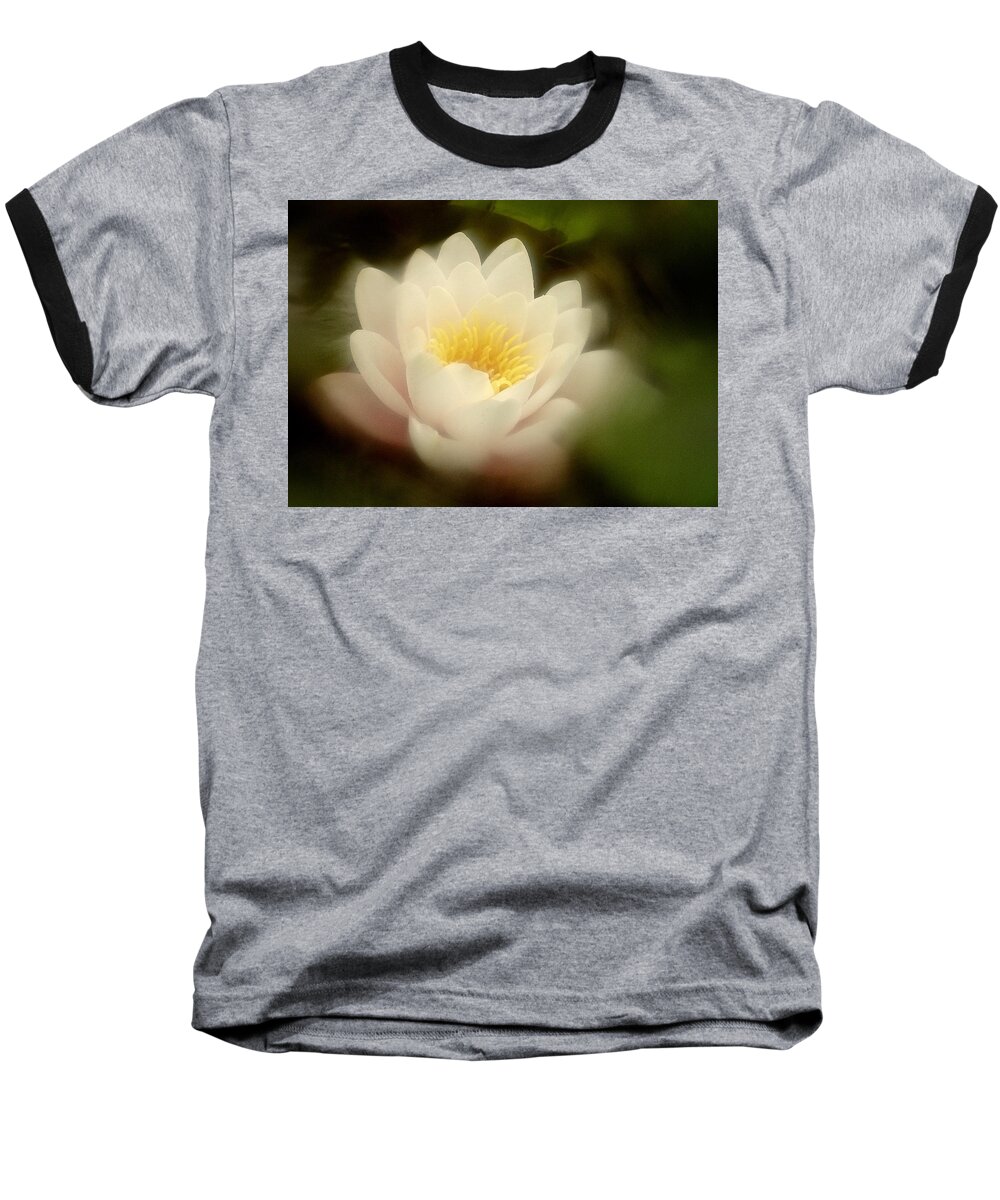 Water Lily Baseball T-Shirt featuring the photograph Soft Water Lily by Richard Cummings