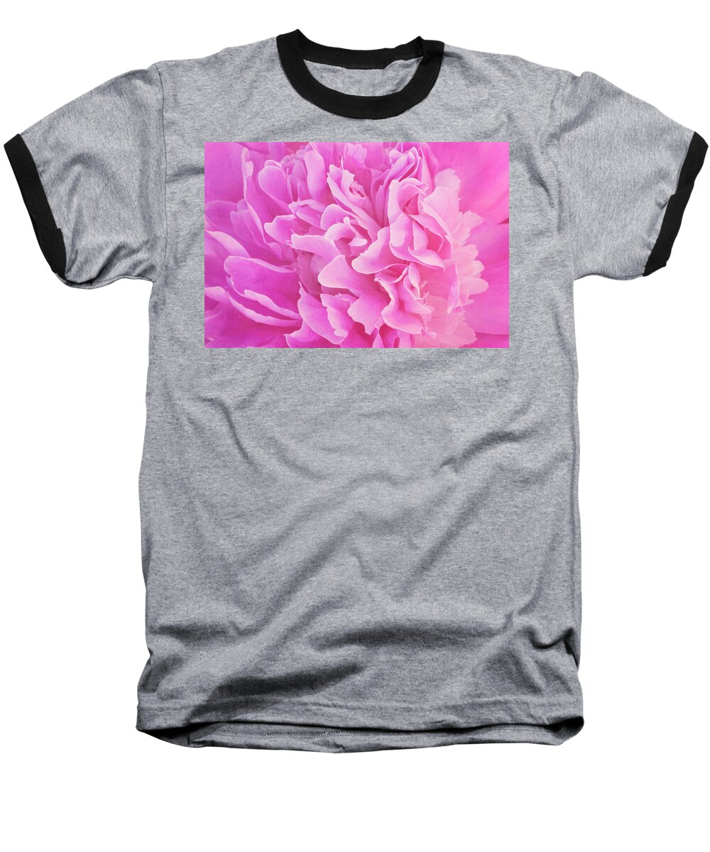 Peony Baseball T-Shirt featuring the photograph Softness of Spring by Jill Love