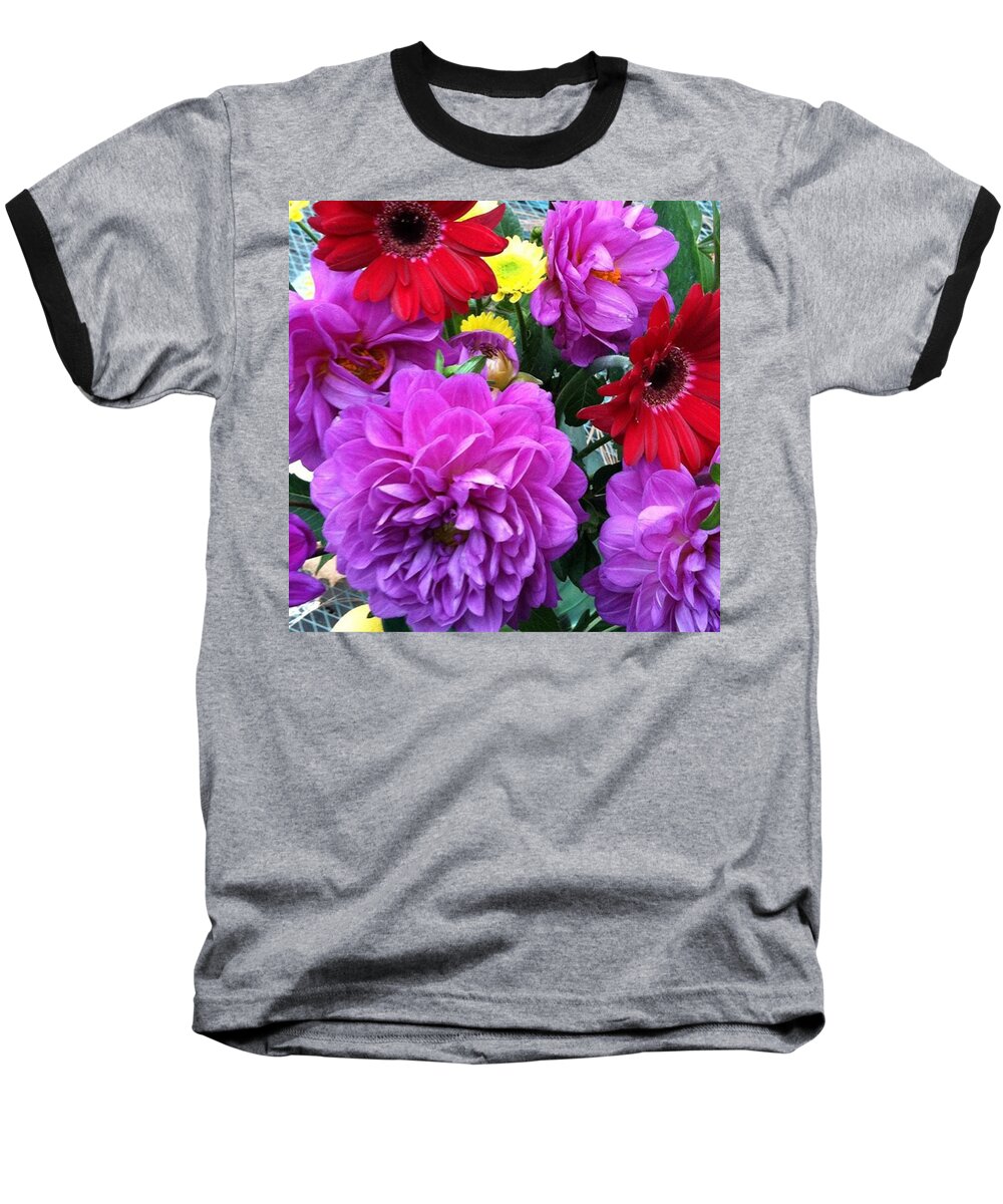 Flowers Baseball T-Shirt featuring the photograph Some Fall Flowers For Inspiration! by Jennifer Beaudet