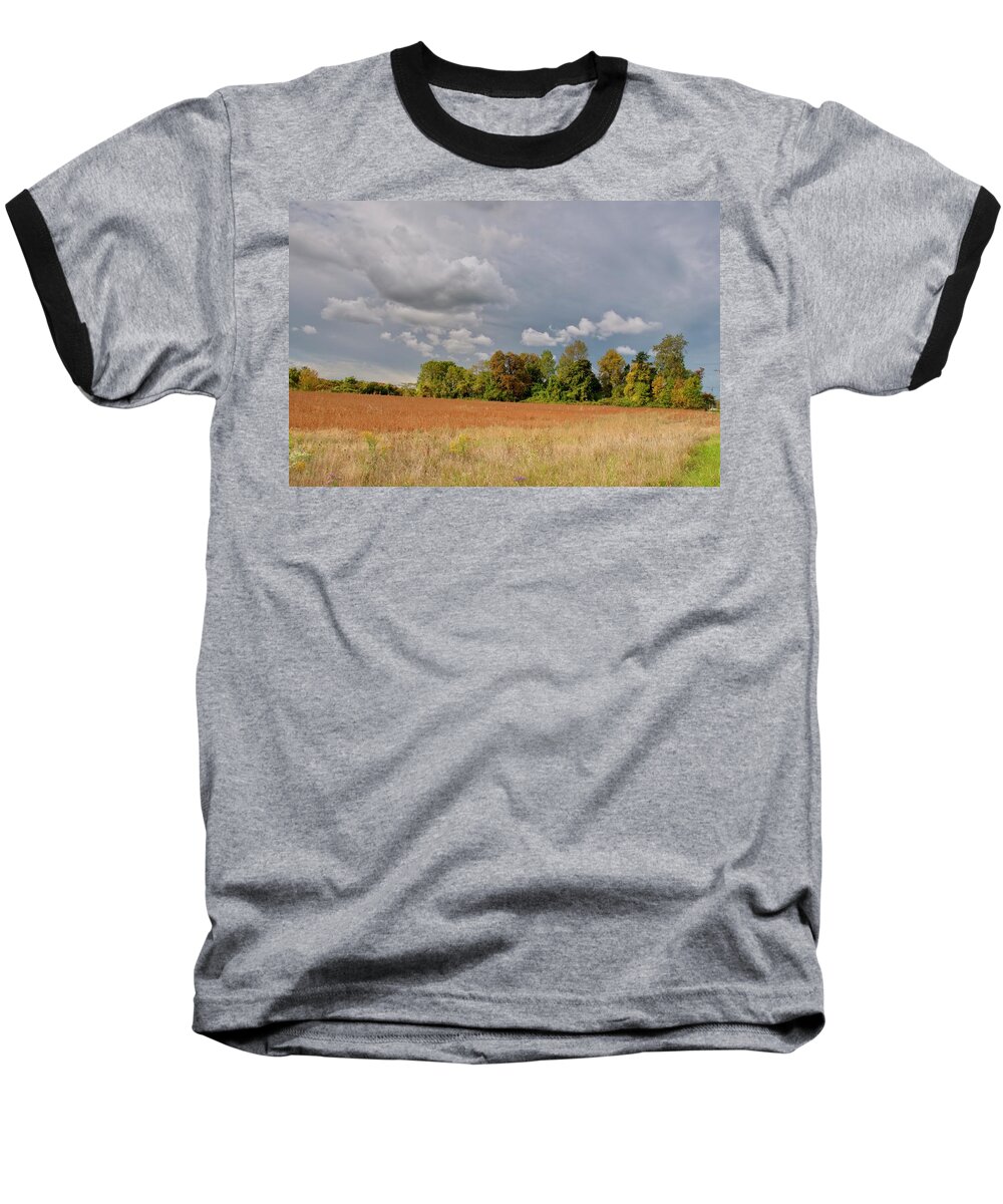 Somerset Ny Baseball T-Shirt featuring the photograph Somerset Sky 3069 by Guy Whiteley