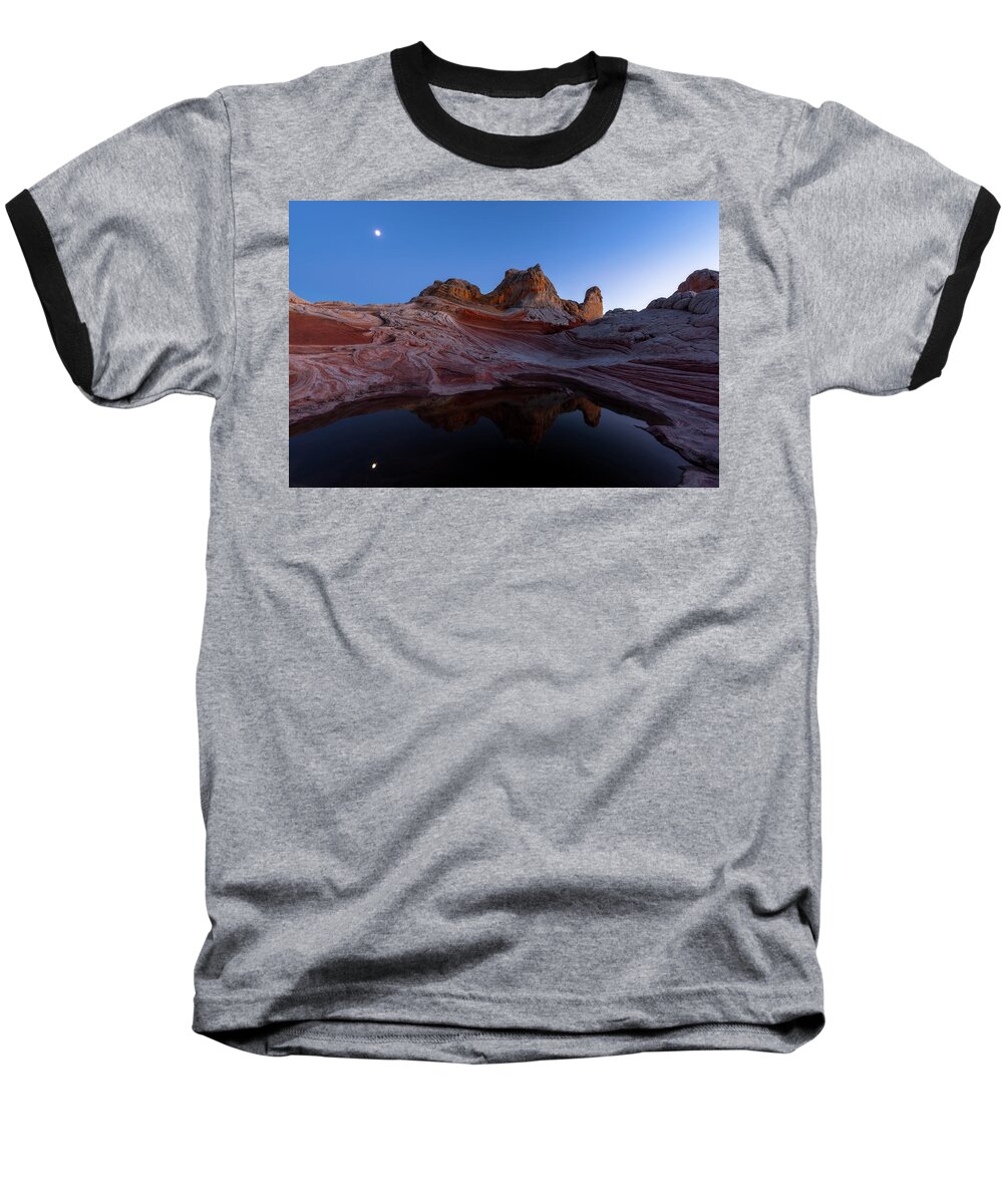 White Pocket Baseball T-Shirt featuring the photograph Song of the Desert by Dustin LeFevre