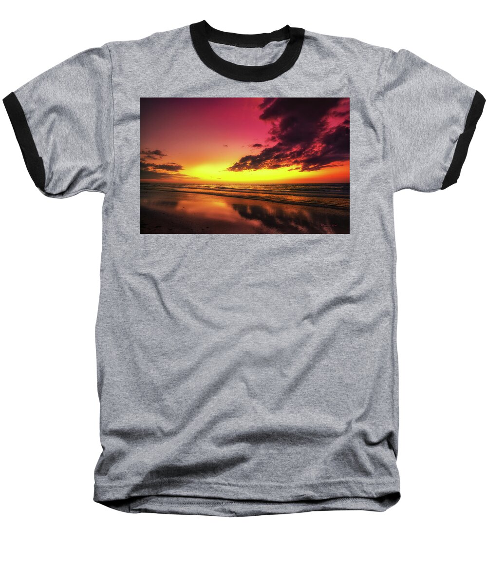 Sea Baseball T-Shirt featuring the photograph Southside Of Paradise by Marvin Spates