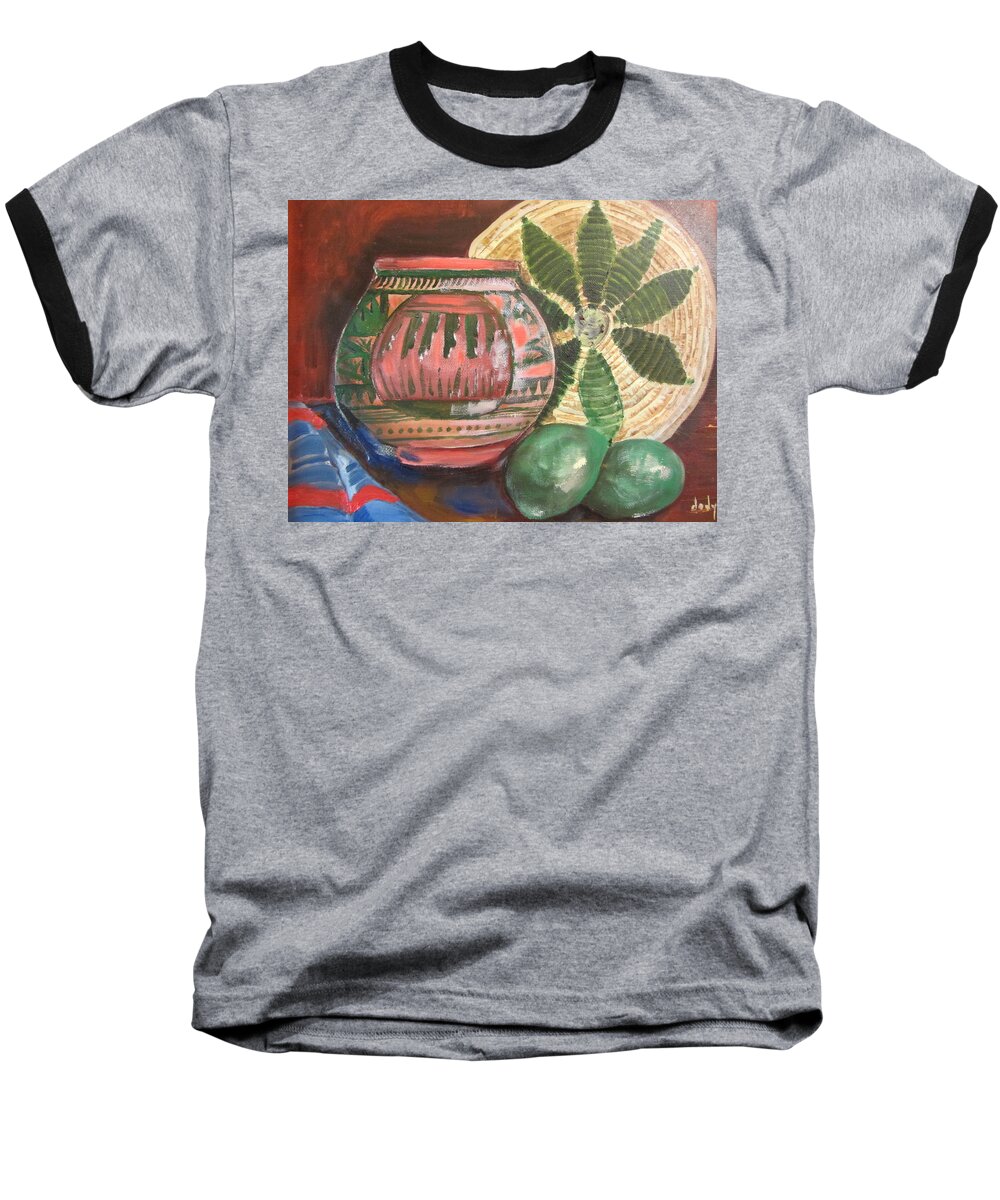 Southwestern Baseball T-Shirt featuring the painting Southwest Still Life by Dody Rogers