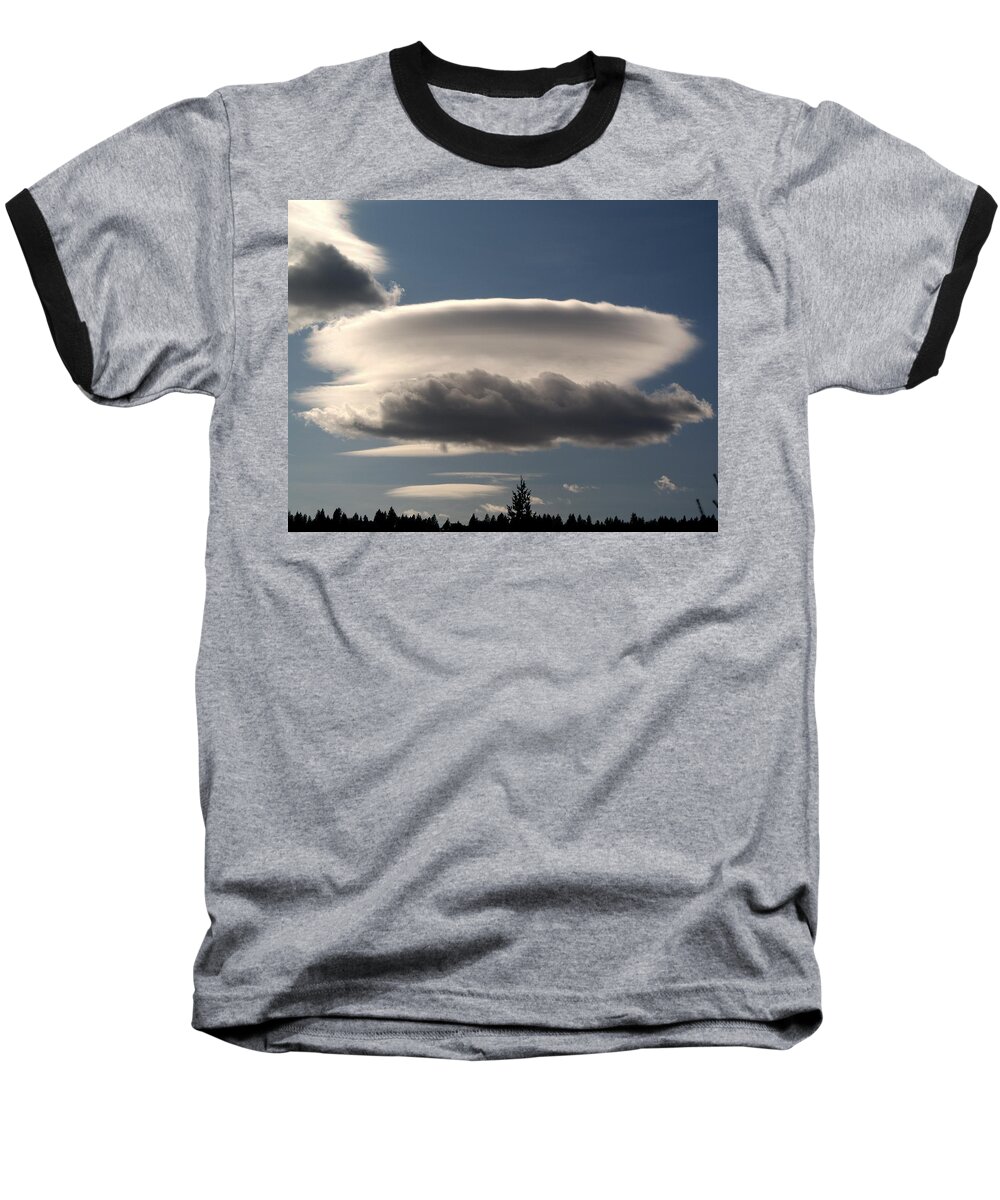 Nature Baseball T-Shirt featuring the photograph Spacecloud by Ben Upham III